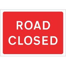 Road Closed C/W Frame 1050mmx750mm SN8259