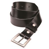 Black Split Leather Belt BT4152