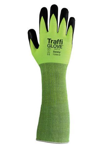 Traffiglove Sentry™ Green Cut 5 extra long Protection Glove GL4389