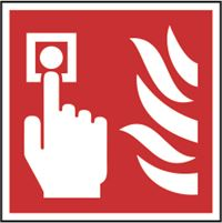 Fire Alarm - Symbol only - 100x100mm - SAV SK11690