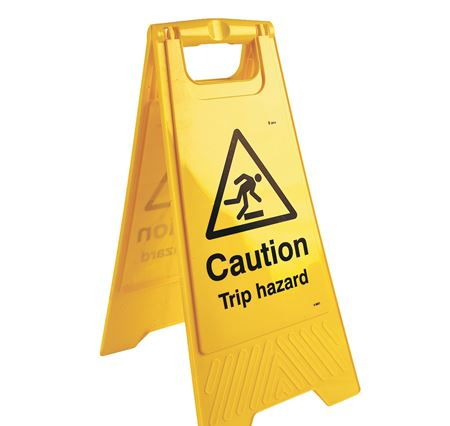 'Caution Trip Hazard' Plastic A-Board SK4706
