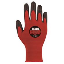 TRAFFIGLOVE 'Agile' Red PU-Coated Gloves - Cut Level 1 GL6941