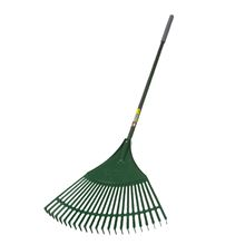 BULLDOG 'Evergreen' Plastic Leaf Rake - 48" Handle GMRA712