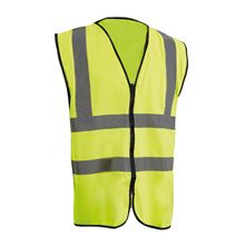 BACA Hi-Vis Two-Band Zip Vest HV2193