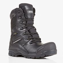 IMPROVED Waterproof Hi-Leg Zip-Sided Lighter Safety Boot S3 HRO SRC BF21 SF0078