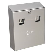 Cigarette Bin Wall Mounting Stainless Steel WB0955