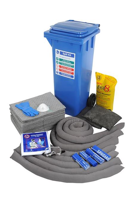 General Purpose Spill Kit Wheeled Unit - 125 Ltr AB0715