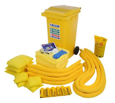 240 Ltr Chemical Spill Kit Wheeled Unit AB7950