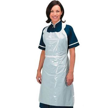 Disposable Apron White (Box of 1000) CV19 AP0005