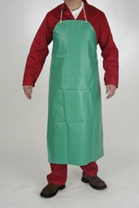 Green PVC/Nylon Bib Apron (48" x 36") cw/ eyelets AP8855