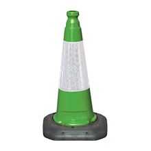 50cm Traffic Cone Sealbrite Green BC0049