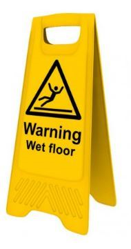 Heavy Duty A-Board - 'Warning Wet Floor' BC9210