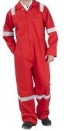 Flame Retardent Boilersuit w/ Reflective Bands BS3091