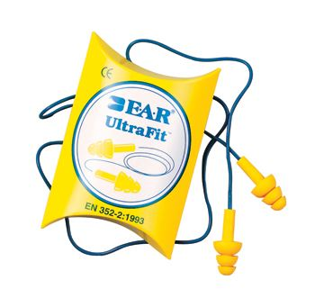 E.A.R. 'Ultrafit' moulded Ear Plugs - 1 Pair EP4444