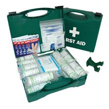 Standard First Aid Kit with Wall Bracket - 10 People FA3504