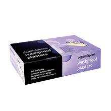 Assorted Waterproof Plasters - Box of 100 FA3530