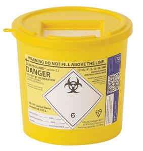 2 LTR SHARPS SAFE BOX FA3730