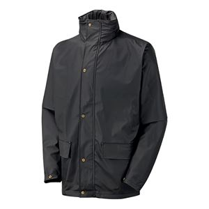 'Paris' Contractors PU Rain & Windproof Jacket + Hood FW9754