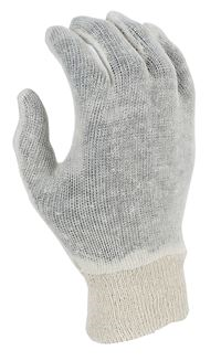 Mens Cotton Interlock Gloves - Knit Wrist GL3038