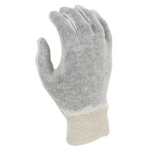 Mens Cotton Interlock Gloves - Knit Wrist GL3038