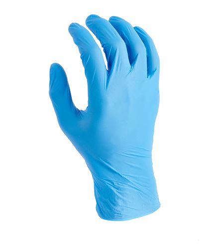 Disposable Nitrile Gloves Blue 3.5g Box of 100 GL3090