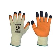 Latex double-dipped black tips gloves GL7045A