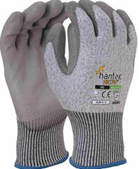 Grey PU-Coated Gloves - Cut Level D (5) GL9654