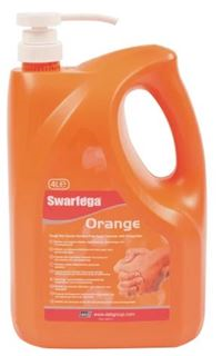 Deb Orange Hand Cleaner Pump Top Bottle - 4 Litre HC2774