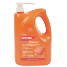 Deb Orange Hand Cleaner Pump Top Bottle - 4 Litre HC2774