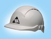 Stay Safe Printed - Centurion Ratchet Helmet HP7582