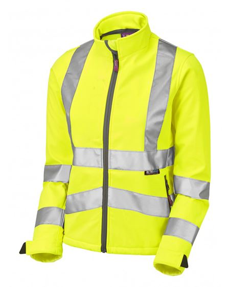 Honeywell Ladies Softshell Jacket Hi Vis HV0035