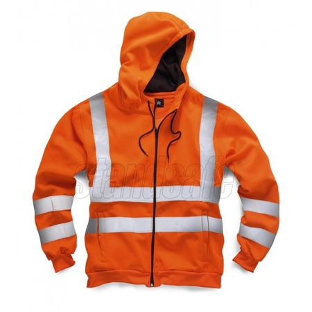 Hi - Viz Full Zip Hoodied Sweatshirt HV2750