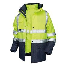 POLAR High Visibility Waterproof Contrast 5 in 1 Jacket VC20 HV5328
