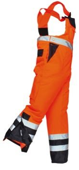 Hi-Viz Two-Tone Lined Bib & Braces - EN471 & EN343 HV5998