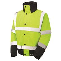 Hi-Vis Bomber Jacket Red HV6545