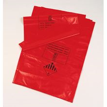 Asbestos Red Sacks - Pack of 100 SB1855