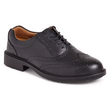 Black Brogue Safety Shoe SF5251