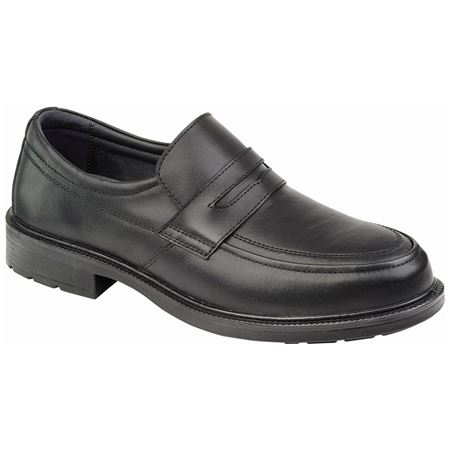 'Buxton' Slip-On Leather Safety Shoe S1P SRC SF8414