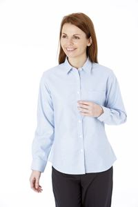 Ladies Long Sleeved Oxford Blouse SH8718