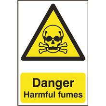 Danger Harmful Fumes - 200x300mm - PVC SK0872