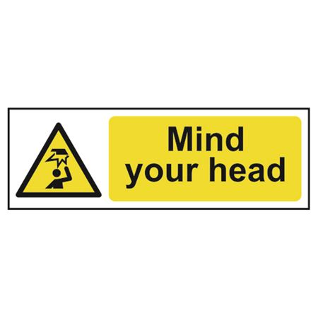 Mind your head - 300x100mm - SAV SK11109