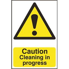 Caution Cleaning In Progress - 200x300mm - PVC SK1114