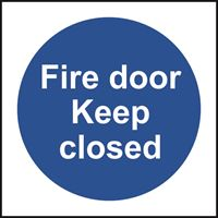 Fire door keep closed - 100x100mm - RPVC SK11341