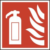 Fire extinguisher - Symbol Only - 200x200mm - RPVC SK12341