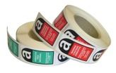Warning Contains Asbestos Labels - Roll of 500 - 25x50mm - SAV SK3210
