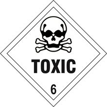 Toxic 6 Label - SAV - 300x300mm SN1253