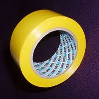 Red/White Self-Adhesive Zebra Warning Tape − 100mm x 33m TA5859