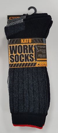 KATO Durable Comfort Worksocks 3 Pair Pack TH0071