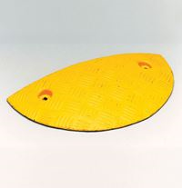 Rubber Speed Ramps End Section - 50 mm TM0552