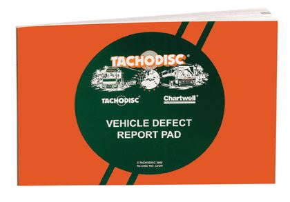 Vehicle Defect Report Pads VE4772
